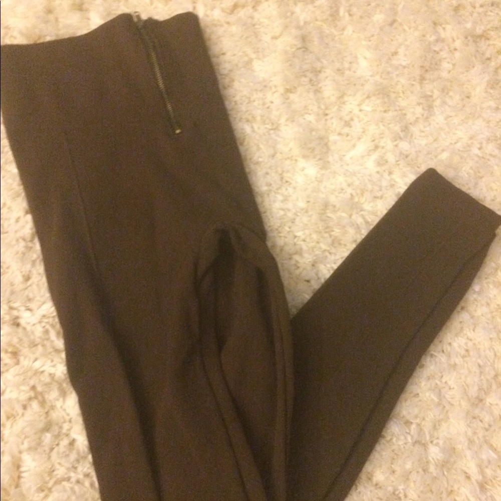Brown leggings
